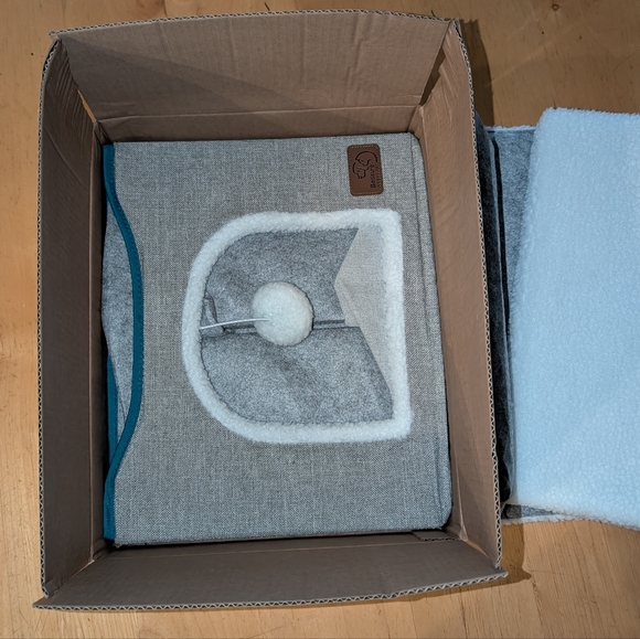 Cat Cube by Bedsure Comfy Pet, Grey NIB .1 - Picture 9 of 15